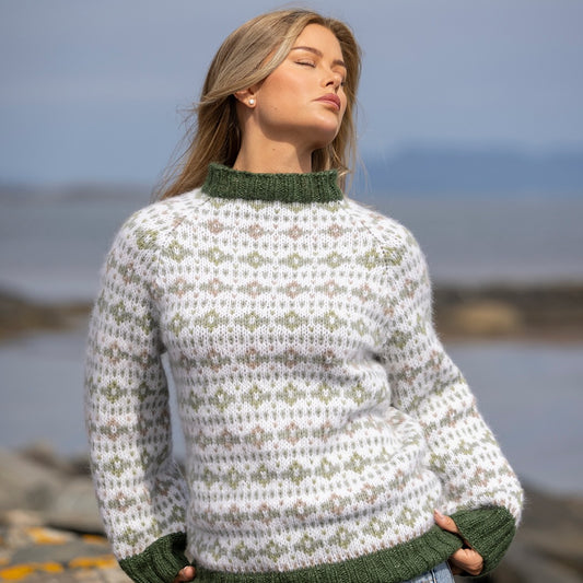 Strikk The Look: Sommerdrøm-genser grønn