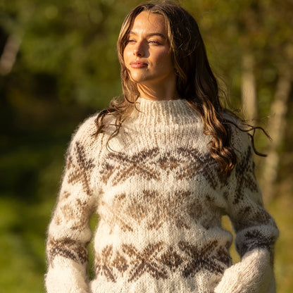 Strikk The Look:  Xoxo-genser natur