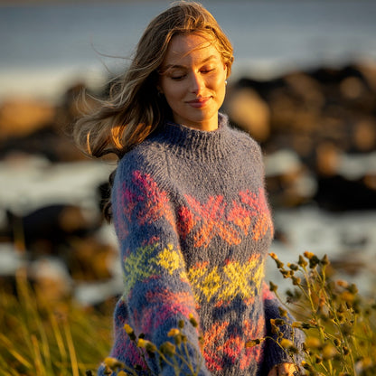 Strikk The Look:  Xoxo-genser himmelblå