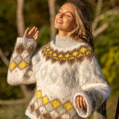 Strikk The Look: Neva-genser hvit