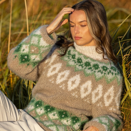 Strikk The Look: Neva-genser sand
