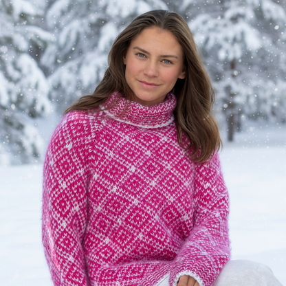 Strikk The Look: Ottøy-genser Cerise