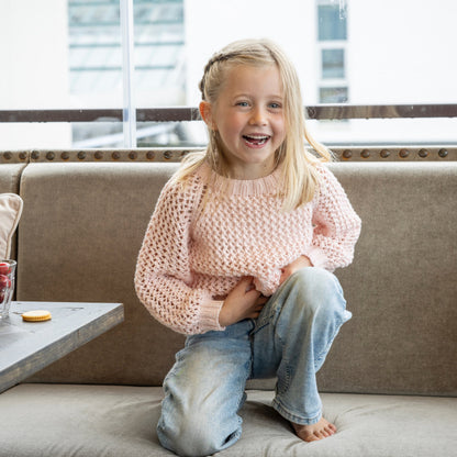Strikk the Look: Abby-genser aprikos