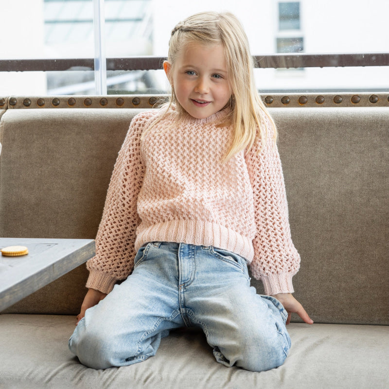 Strikk the Look: Abby-genser aprikos