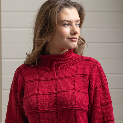 Strikk The Look: Kratt- genser rød