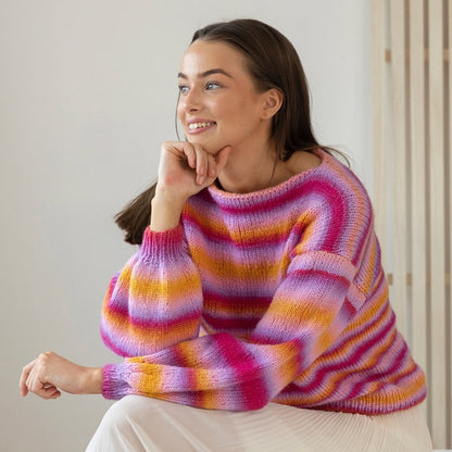 Strikk The Look: Kulør-genser