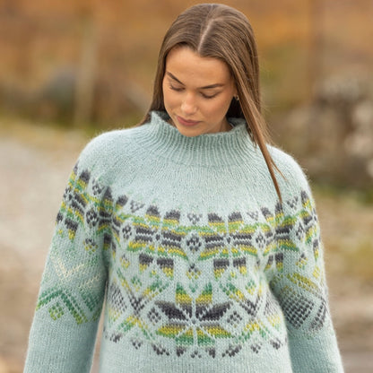 Strikk The Look: Luna-genser lys petrol