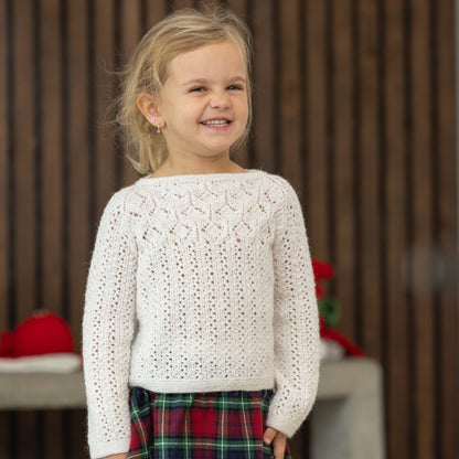 Strikk The Look: Mareng-genser hvit Tmp