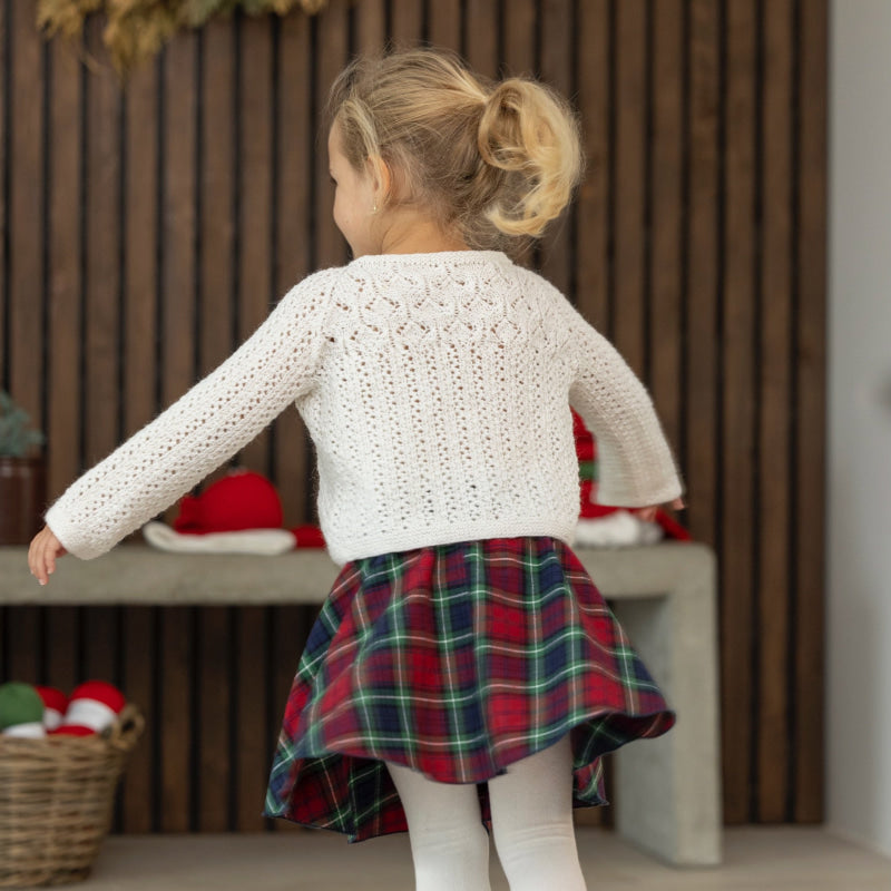 Strikk The Look: Mareng-genser hvit Tmp