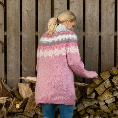 Strikk The Look: Nova-genser rosa