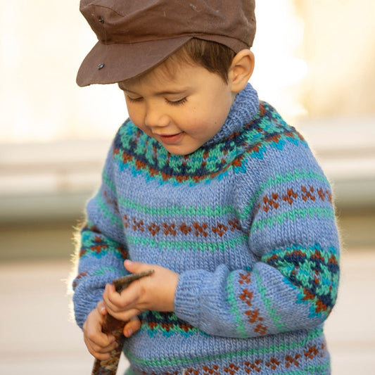 Strikk The Look: Olali-genser blå