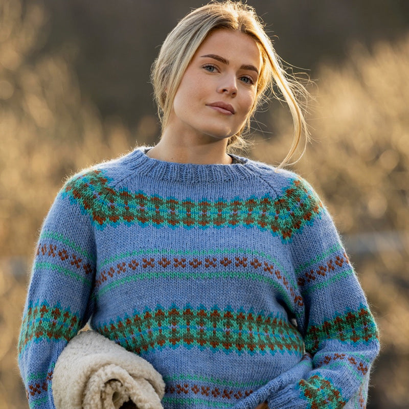 Strikk The Look: Olalia-genser blå