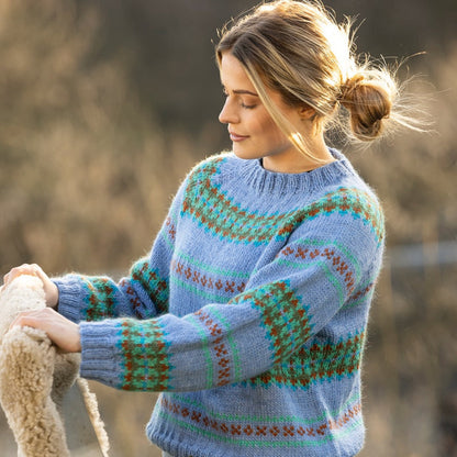 Strikk The Look: Olalia-genser blå