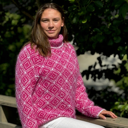 Strikk The Look: Ottøy-genser Cerise