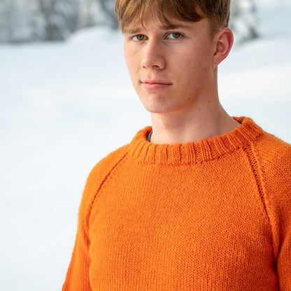Strikk The Look: Steigar-genser oransje