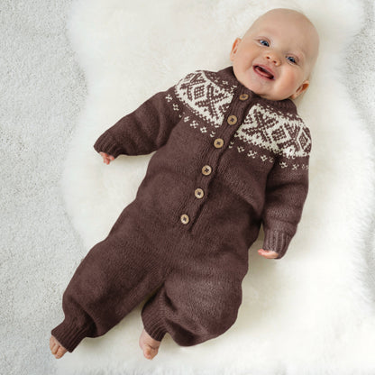 Strikk The Look: Cortina heldress baby brun