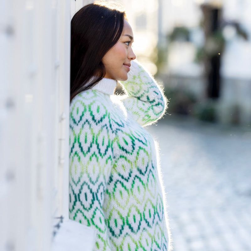 Strikk The Look: Terkel-genser grønn