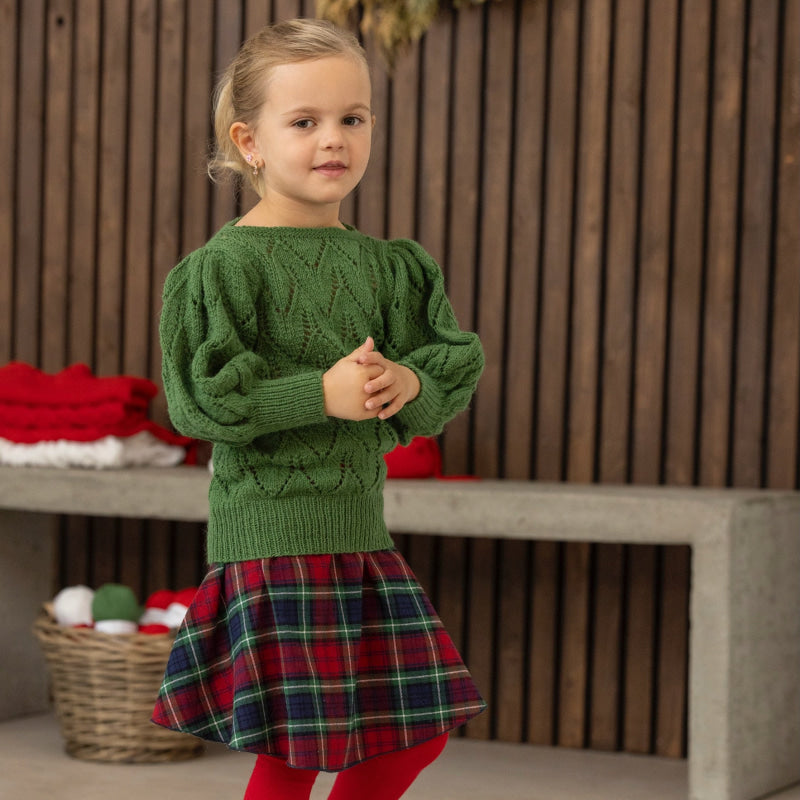 Strikk The Look: Tjøme-genser grønn Tmp