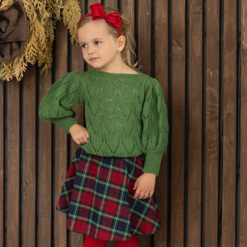 Strikk The Look: Tjøme-genser grønn Tmp