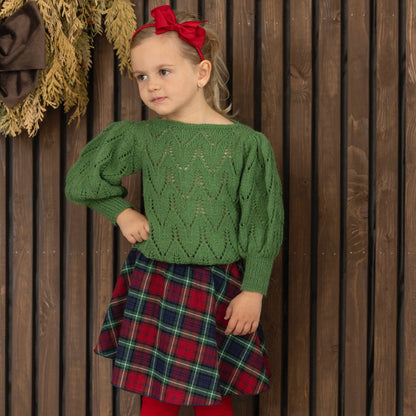 Strikk The Look: Tjøme-genser grønn Tmp