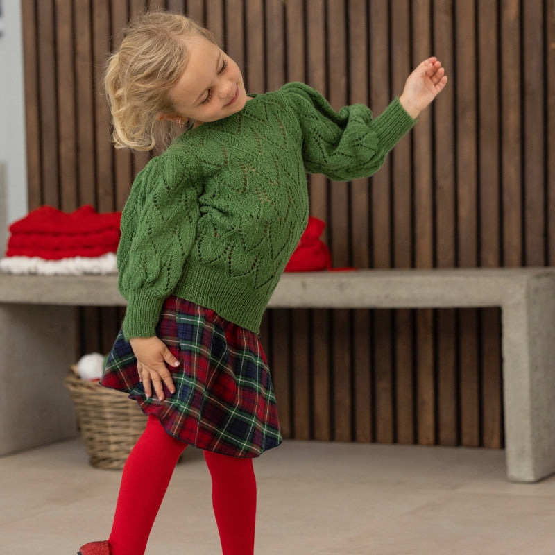 Strikk The Look: Tjøme-genser grønn Tmp