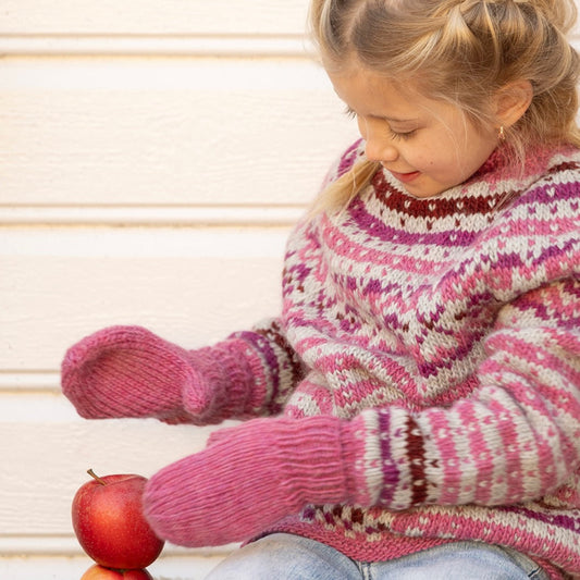 Strikk The Look: Tundra votter rosa