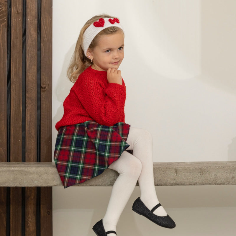 Strikk The Look: Mareng-genser rød