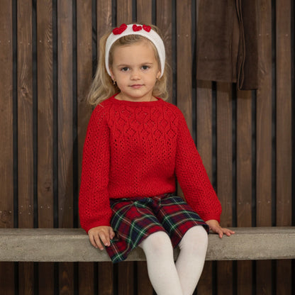 Strikk The Look: Mareng-genser rød