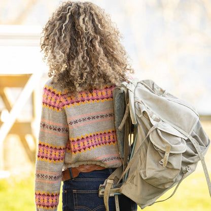 Strikk The Look: Olalia-genser beige