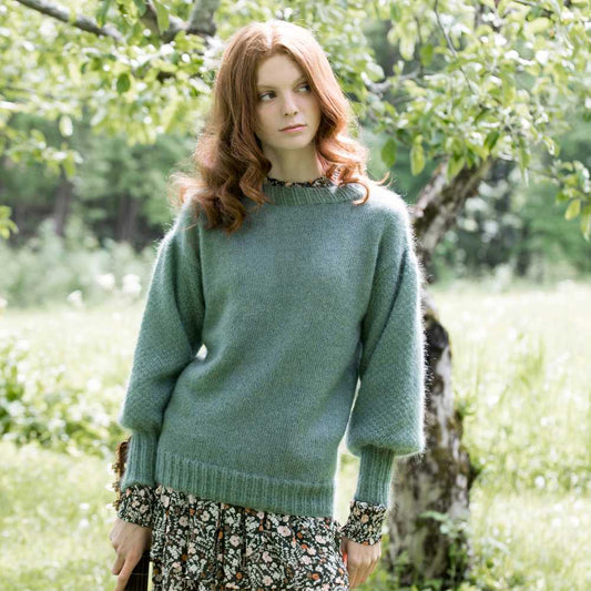 Strikk The Look: Fleur-genser petrol