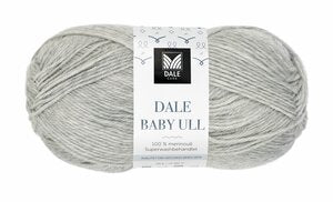 0004 Lys grå melert