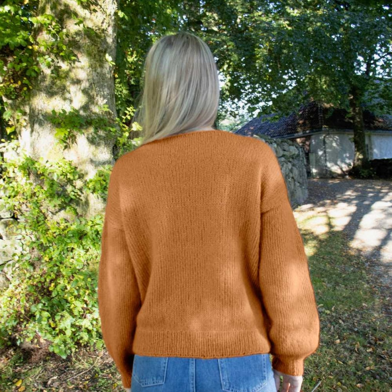 Strikk The Look: Amanda-genser ravgul