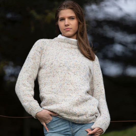 Strikk The Look: Blehr-genser hvit