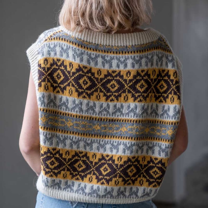 Strikk The Look: Cacti-vest natur