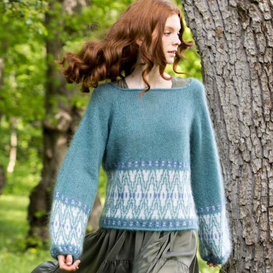 Strikk the Look: Cocarde-genser petrol