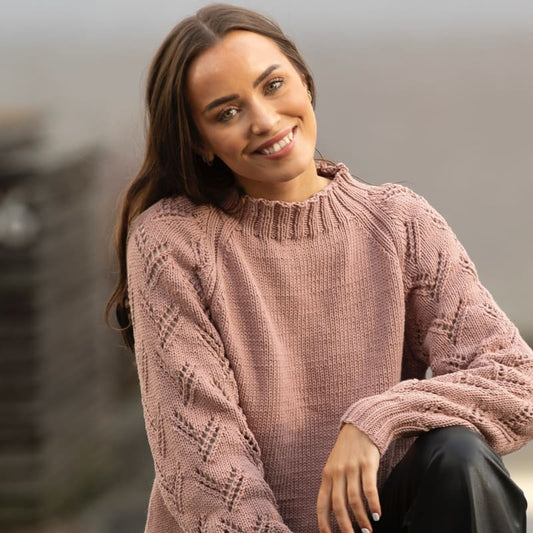 Strikk The Look: Dill-genser brunrosa
