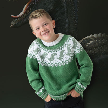 Strikk The Look: Dino-genser og lue