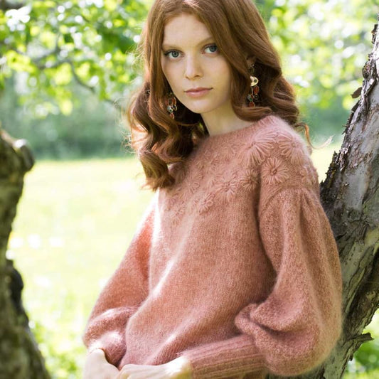 Strikk The Look: Fleur-genser kobber