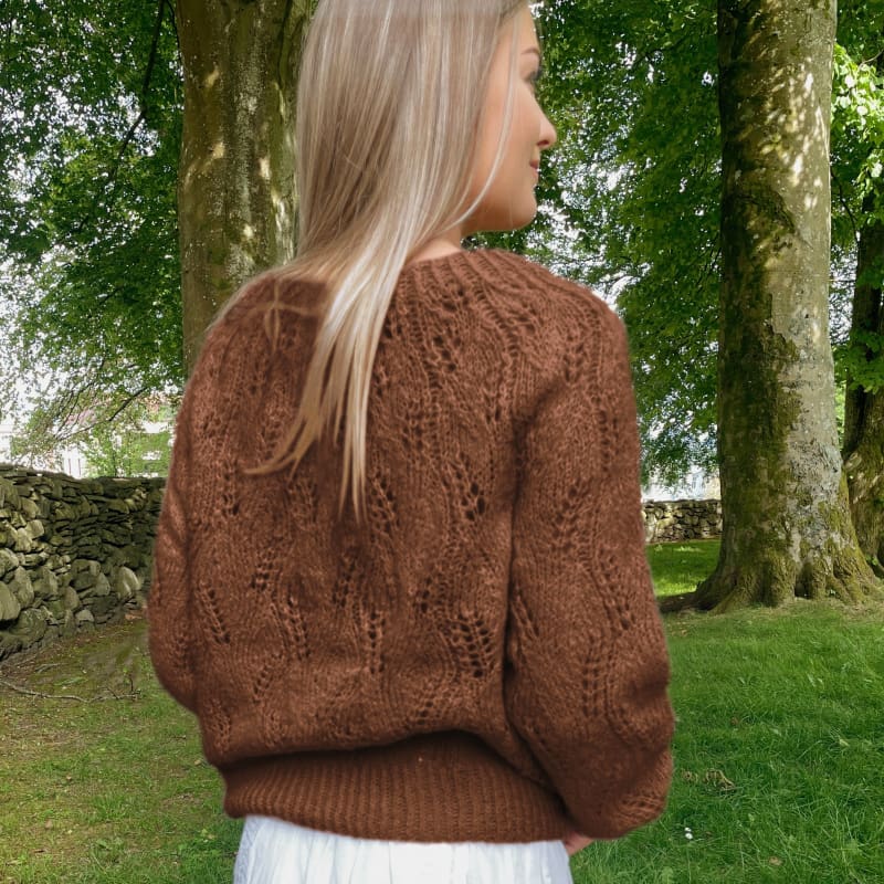 Strikk The look: Girasol-genser kanel Katalog