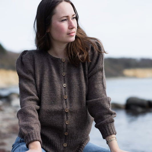 Strikk The Look: Gyda-jakke brun