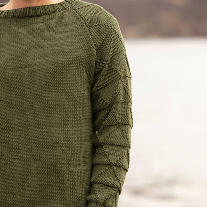 Strikk The Look: Koriander-genser grønn