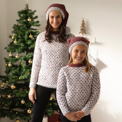 Strikk The Look: Kuling-genser hvit