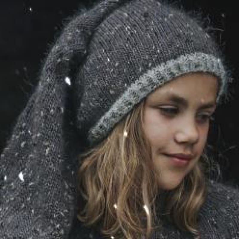Strikk The Look: Langlue barn grålilla