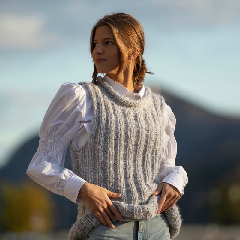 Strikk The Look: Long-vest