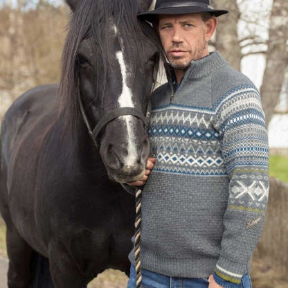 Strikk The Look: Lothepus-genser grå