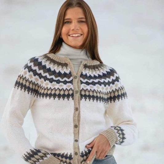 Strikk The Look: Nellik-jakke natur