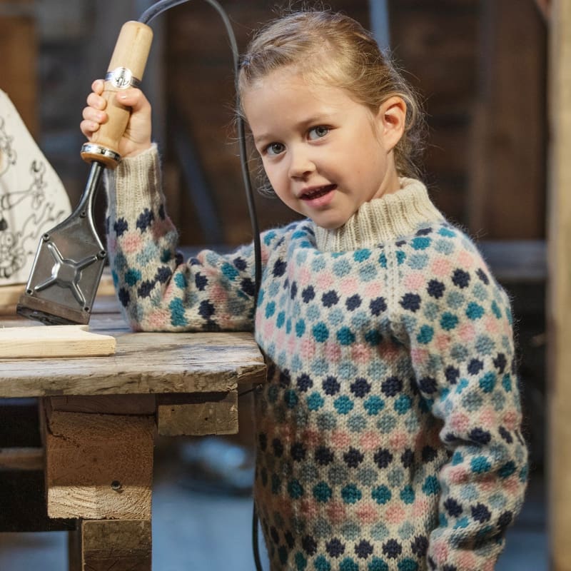Strikk The Look: Oppfinner-genseren barn natur