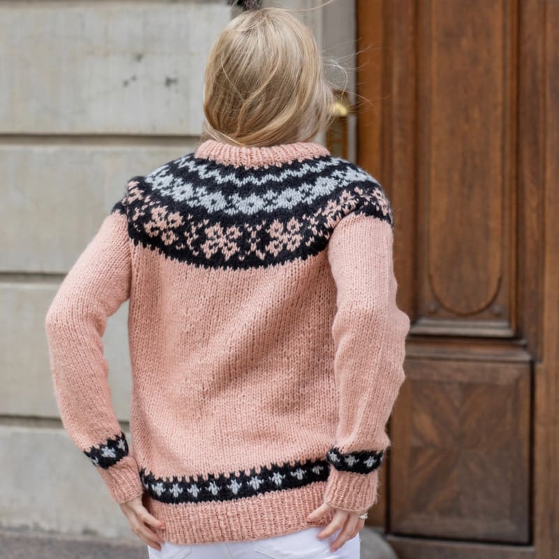Strikk The Look: Orion-genser pudderrosa