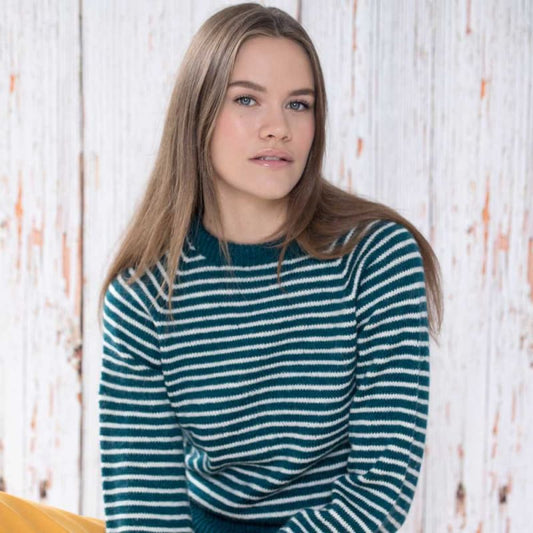 Strikk The Look: Pernilla-genser marine