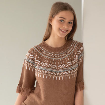 Strikk The Look: Pocahontas-t-skjorte brun